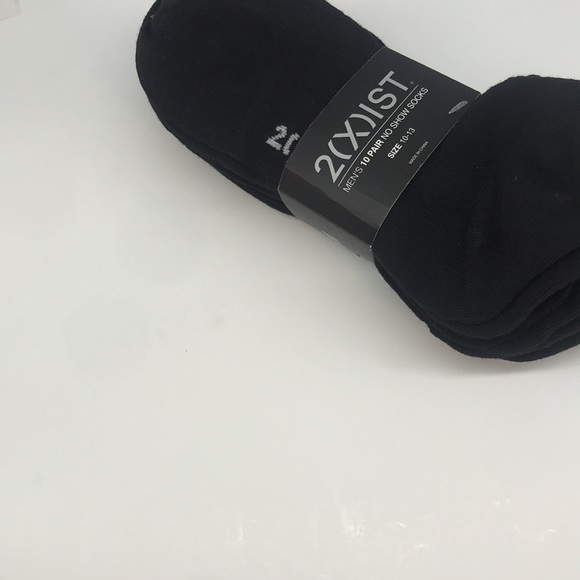 2(X)IST MENŚ 10 PAIR NO SHOW SOCKS SIZE 10-13 - Picture 3 of 14